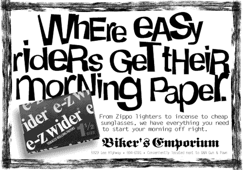 Biker's Emporium - Morning Papers