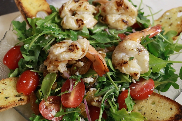 Grilled Shrimp and Arugula Salad (Special)