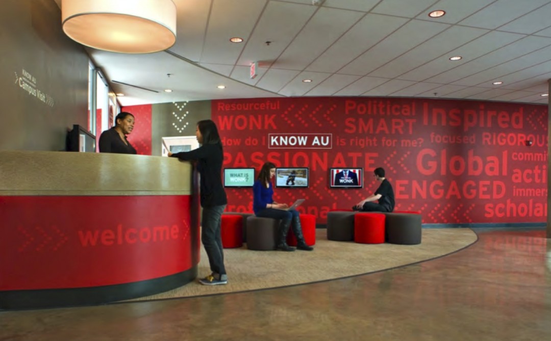 American University - WONK Campaign - Experiential - Welcome Center 1
