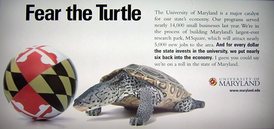University of Maryland - Fear the Turtle - Airport Signage 1