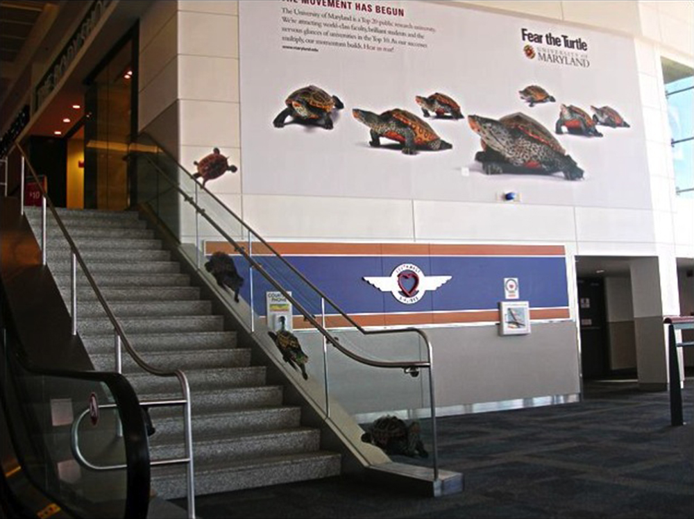 University of Maryland - Fear the Turtle - Airport Signage 2