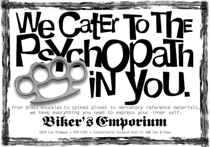 Biker’s Emporium – Psychopath