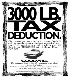 Goodwill - Tax Deduction
