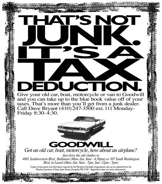 Goodwill – Not Junk
