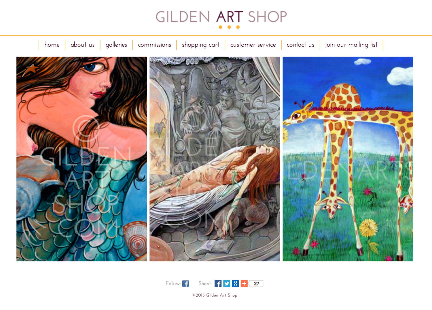 Gilden Art Shop (Website)
