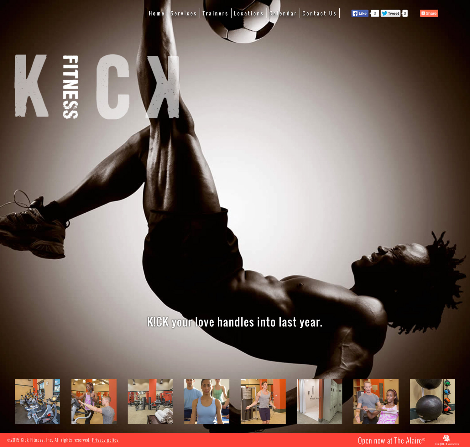 Brand-Aid - Kick Fitness (Website)
