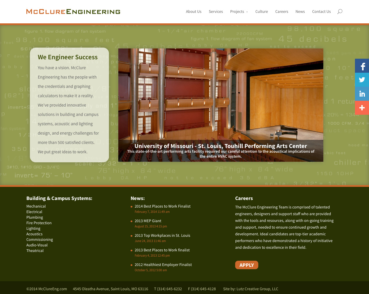 McClure Engineering (WordPress Website)