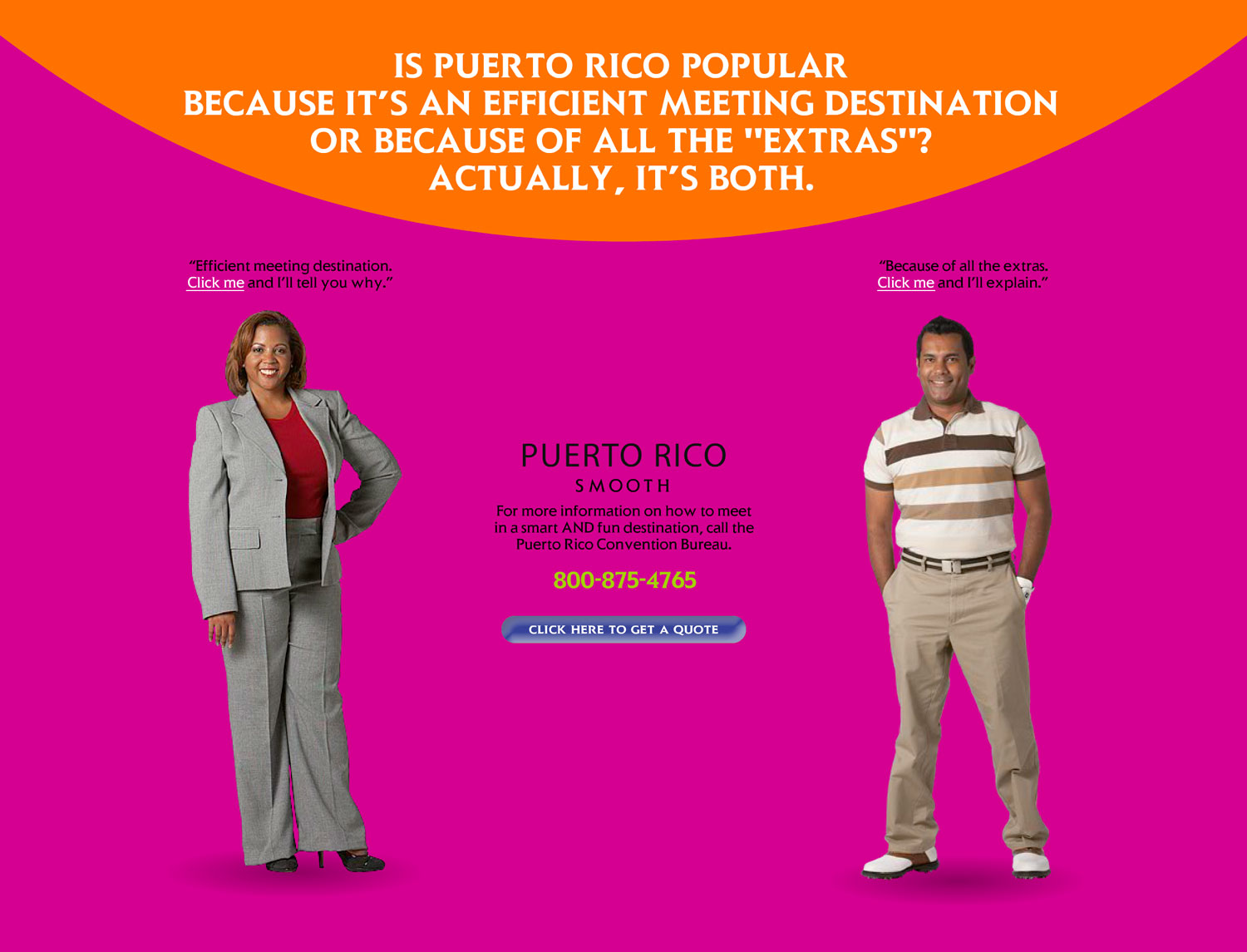 Puerto Rico Convention Bureau - Microsite