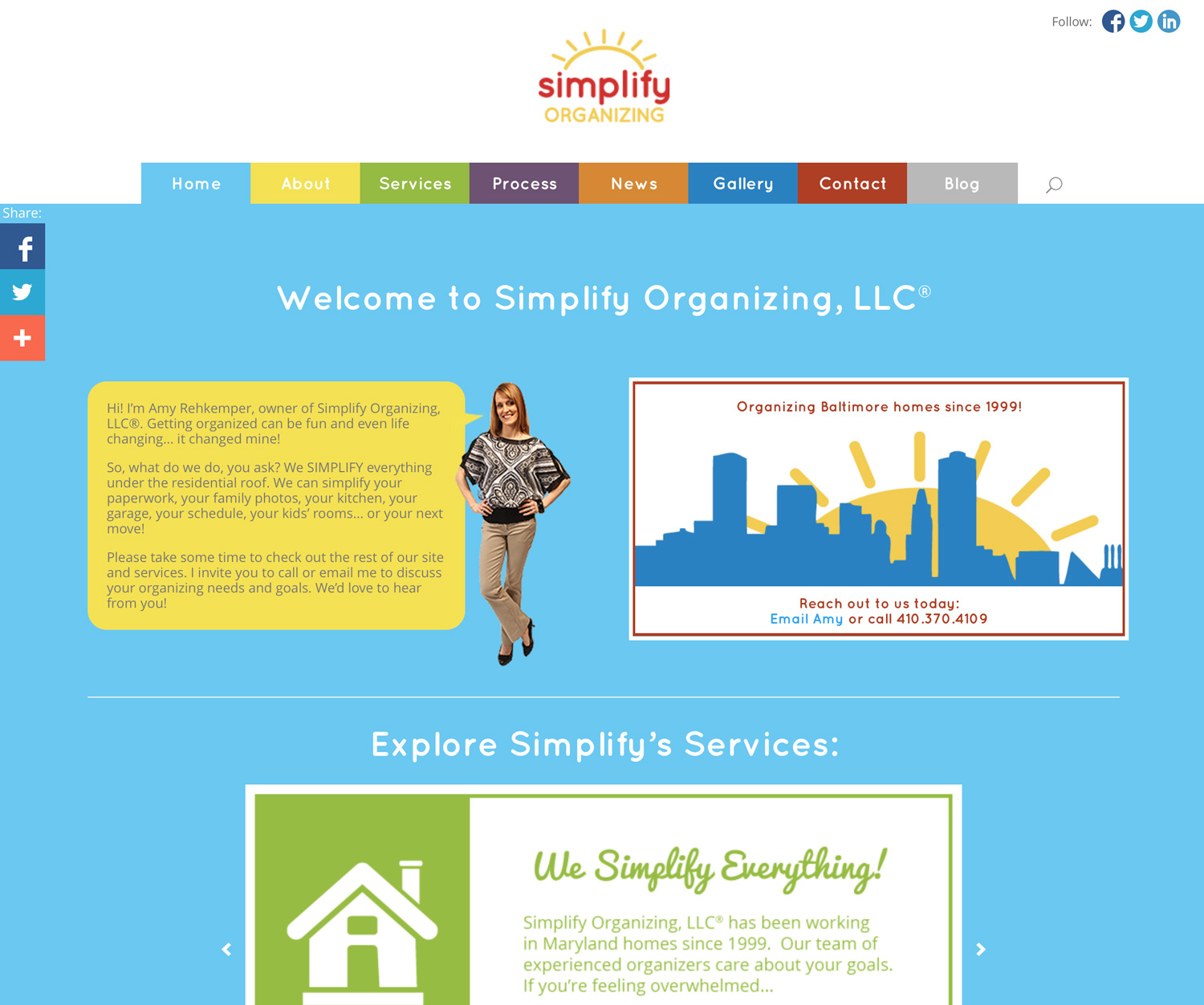 Simplify Organizing (WordPress)