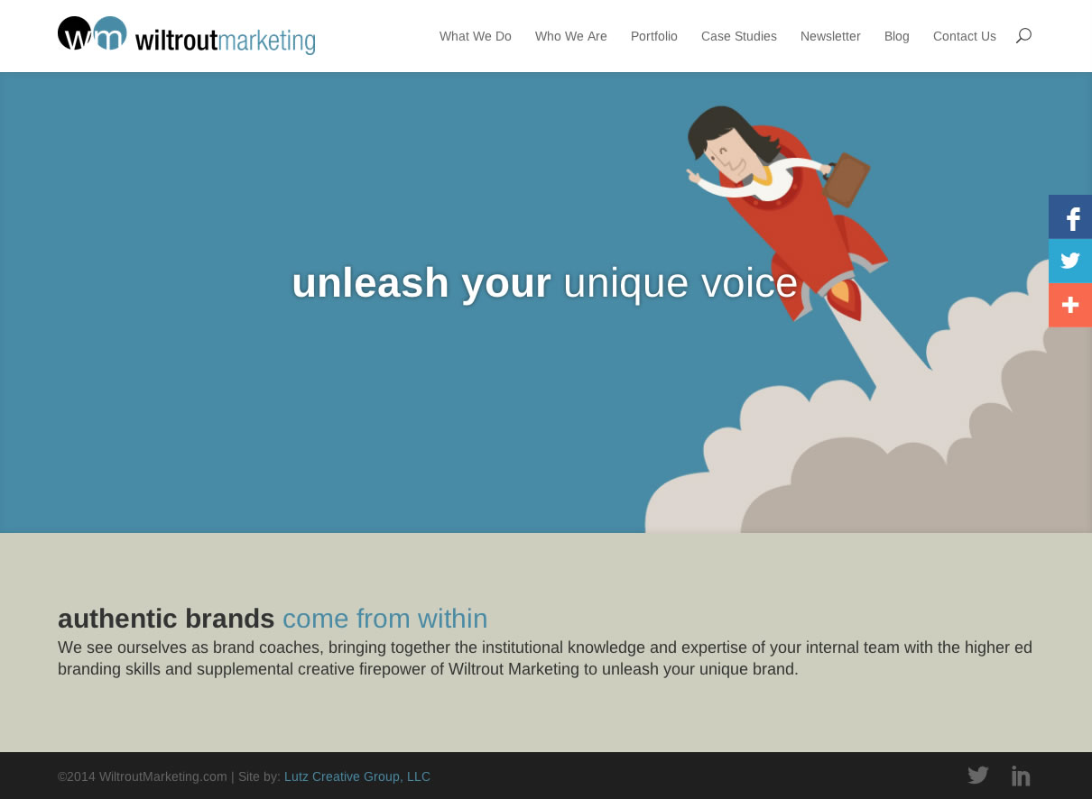 Wiltrout Marketing (WordPress Website)